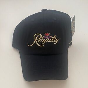 Black Royalty Embroidered Cap one size